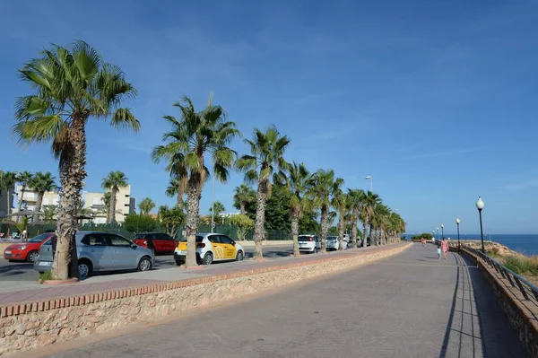 Orihuela Costa Blanca Spain September 2018 Promenade Costa Blanca Orihuela — Stock Photo, Image