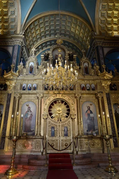 Istanbul Türkei November 2019 Innenausbau Der Bulgarischen Kirche Stephan Ufer — Stockfoto