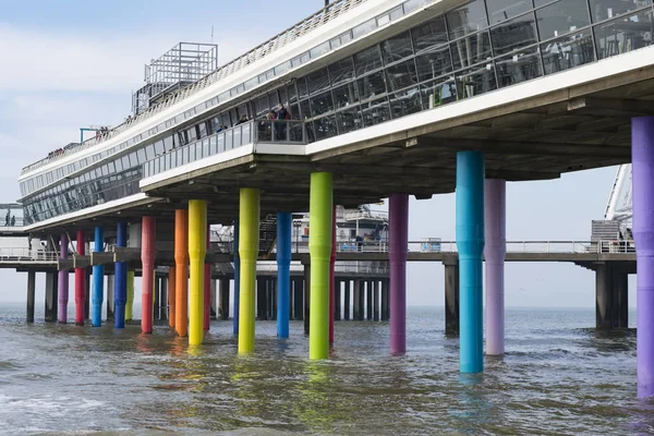 Muelle Paseo Marítimo Del Mar Del Norte Países Bajos Haya — Foto de Stock
