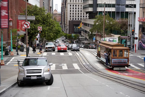 Old Tramway San Francisco Eua — Fotografia de Stock
