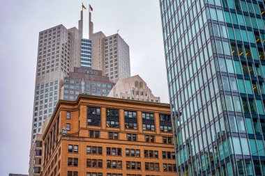 Kent merkezinde, San Francisco, California, ABD yüksek binalar
