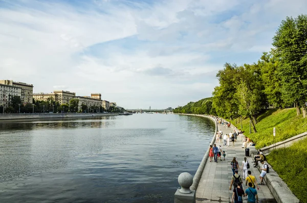 Embankment Gorky Park 2018 Moskou Rusland — Stockfoto