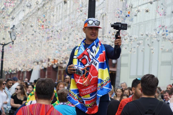 Moskwa Rosja Czerwiec 2018 2018 Fifa World Cup Rosji Pędy — Zdjęcie stockowe