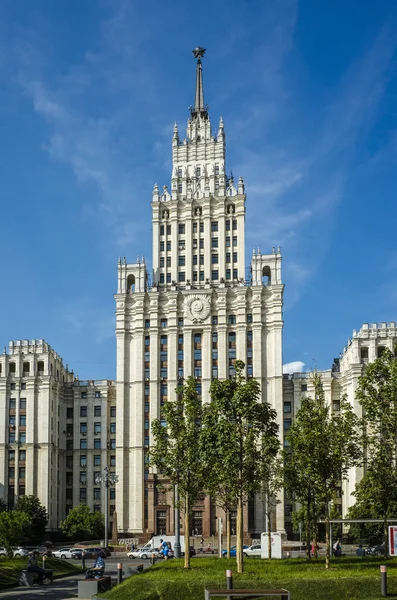 Moscow Russia June 2018 Skyscraper Red Gate Square — Stock Photo, Image