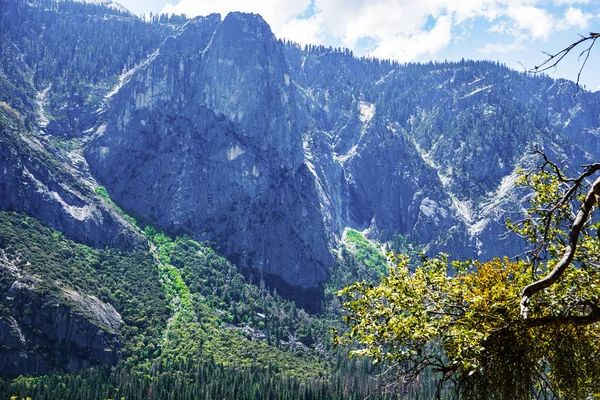 Vue Des Sommets Montagneux Parc National Yosemite Californie États Unis — Photo