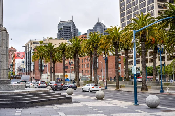 San Francisco California Mayo 2018 Caminando Por Calle Largo Del — Foto de Stock