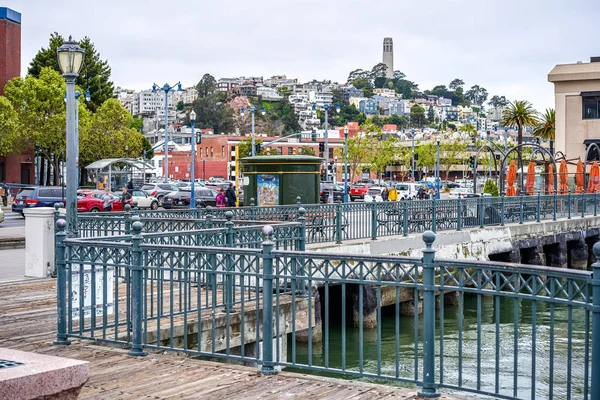 Embarcadero Töltésen Központi Részén Város San Francisco California Amerikai Egyesült — Stock Fotó