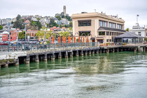 Вид Набережную Эмбаркадеро Сан Франциско Калифорния Сша — стоковое фото