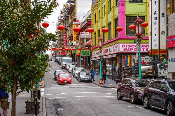 San Francisco California Usa May 2018 View Main Street Chinatown — Stock Photo, Image