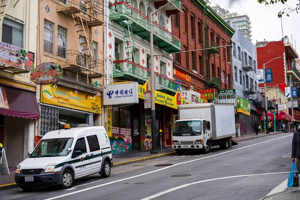 Сан Франциско Каліфорнія Травня 2018 Chinatown Історичного Району Міста Магазинів — стокове фото