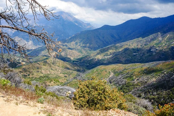 Paysage Montagneux Dans Parc National Sequoia Californie États Unis — Photo