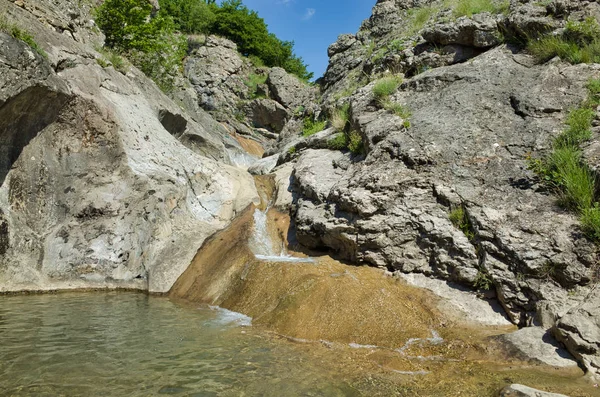 Rivière Montagne Dans Gorge Zelenogorye République Crimée — Photo