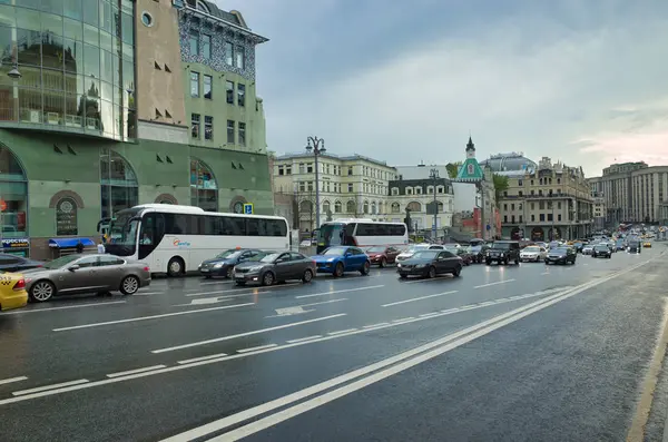 Moscow Rússia Maio 2018 Passagem Lubyansky Rua Central Cidade — Fotografia de Stock