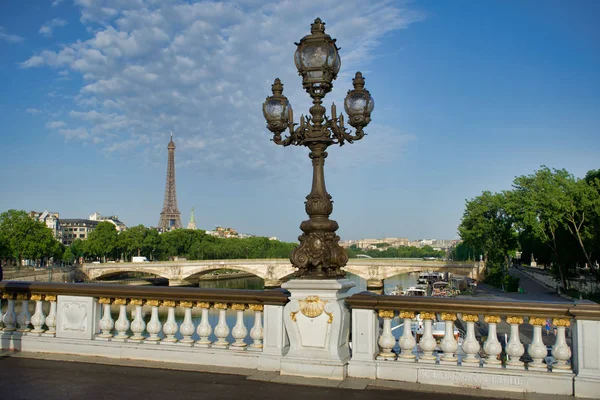 Paris France May 2018 Pont Alexandre Iii View Bridge Invalids — Stock Photo, Image