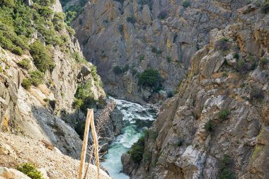 River gorge, Sequoia National Park, ABD