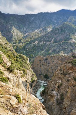 River gorge, Sequoia National Park, ABD