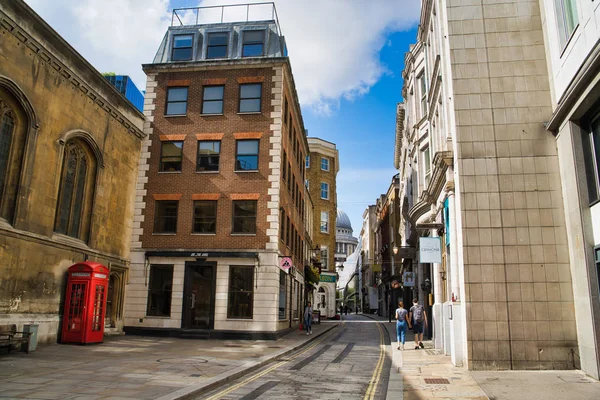 London Storbritannien September 2018 Promenad Genom Historiska Gatorna Staden Arkitekturen — Stockfoto