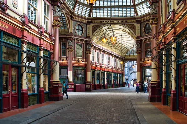 Londres Reino Unido Septiembre 2018 Leadenhall Market Mercado Cubierto Centro — Foto de Stock