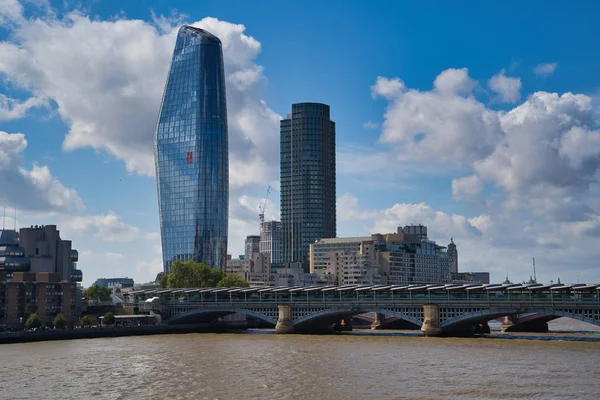 London Verenigd Koninkrijk September 2018 Wandeling Langs Rivier Theems Weergave — Stockfoto