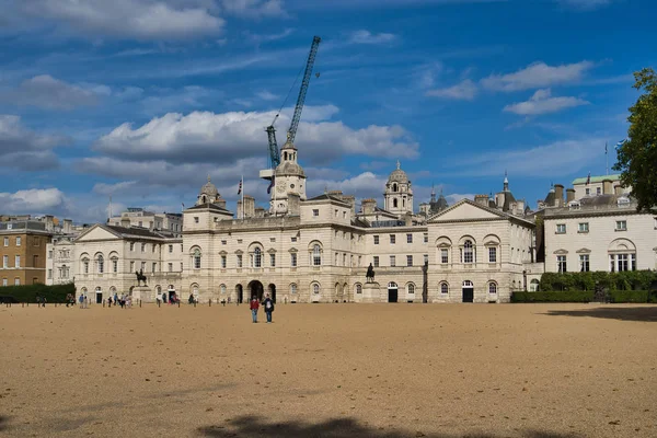 London September 2018 Horse Guards Palladian Style Building Clock Tower — Stock Photo, Image