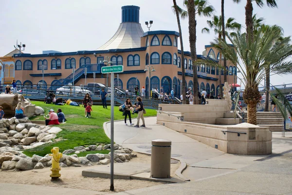 Los Ángeles Mayo 2018 Vista Pacific Coast Highway Santa Monica — Foto de Stock