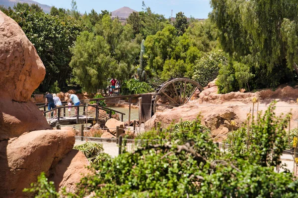 Lanzarote Canary Islands Spain April 2019 Thematic Rancho Texas Park — Stock Photo, Image