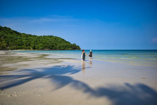 Phu Quoc Island Vietnam March 2019 White Sand Beach Sea — Stock Photo, Image