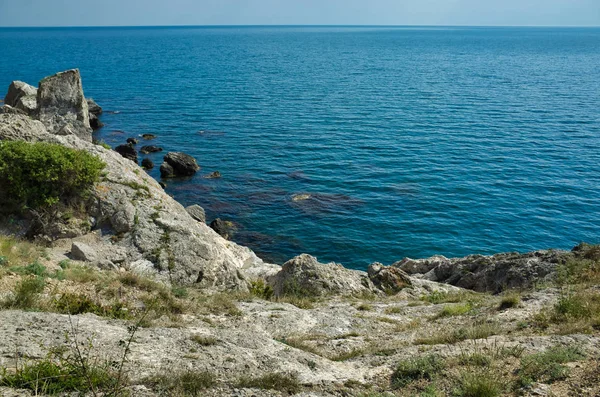 Sentiero Montagna Sul Mar Nero Capo Alchak Repubblica Del Crimea — Foto Stock