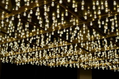 Ampuller marquee ışıkları arka plan. Altın ampuller marquee ışıkları arka plan