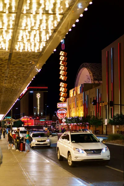 Лас Вегас Травня 2018 Золоті Ворота Готель Казино Центрі Лас — стокове фото