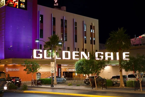 Las Vegas Maio 2018 Golden Gate Hotel Casino Centro Las — Fotografia de Stock