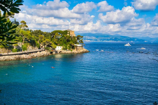 Paraji Liguria Włochy Sierpnia 2019 Zatoka Ligurii Regina Piękna Zatoka — Zdjęcie stockowe