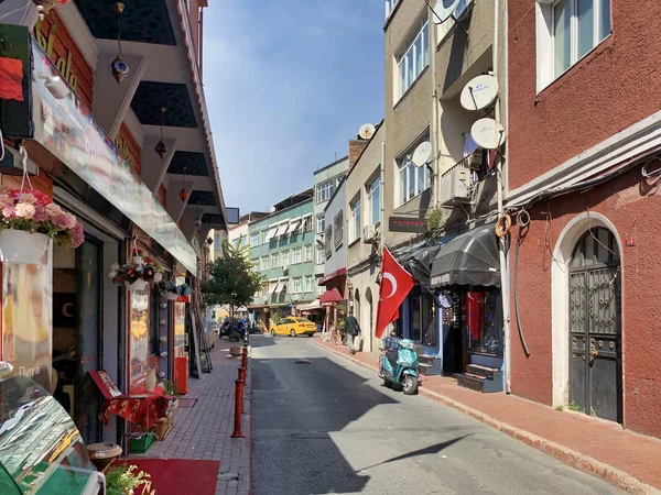 Istambul Turquia Setembro 2019 Caminhe Pelas Ruas Históricas Cidade Edifícios — Fotografia de Stock