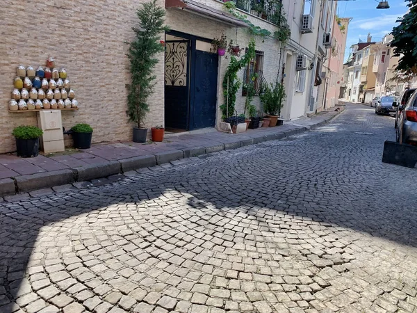 Istambul Turquia Setembro 2019 Caminhe Pelas Ruas Históricas Cidade Edifícios — Fotografia de Stock