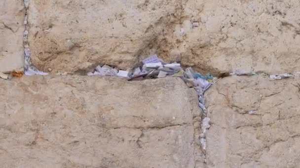 Jerusalén Ciudad Vieja Muro Occidental — Vídeos de Stock