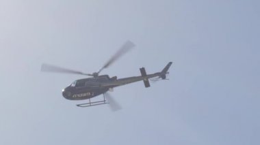 İsrail polis helikopter uçak uçak uçuş polis