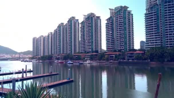 Edifici residenziali a più piani in Cina — Video Stock