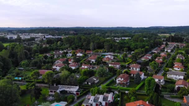 Drone fly above mediterranean town — Stock Footage Drone fly above mediterranean town Stock Footage