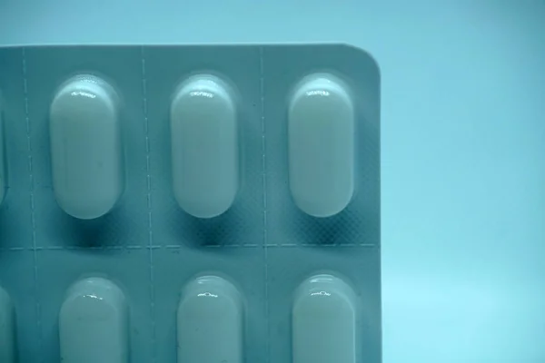 Capsules Tabletten Dragees Zijn Meest Voorkomende Doseringsvorm Van Solide Van — Stockfoto