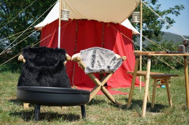 Yaz Almanya'da bir Ortaçağ Festivali renkli telaş