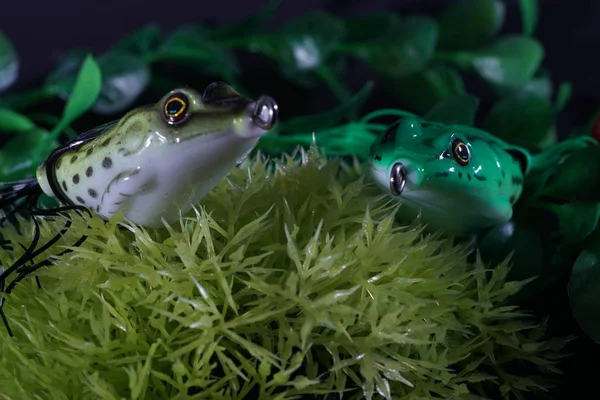 Acuario Artificial Con Peces Artificiales Que Son Buenos Para Pesca — Foto de Stock