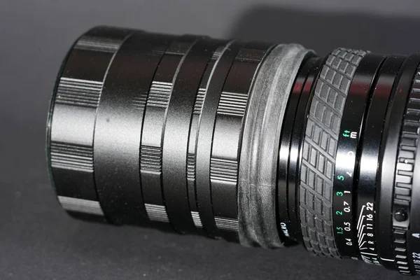 Makro Fotoğrafçılık Photomicrography Bir Körük Çok Yararlı Neredeyse Vazgeçilmez Cihazdır — Stok fotoğraf