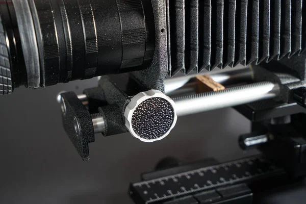 Makro Fotoğrafçılık Photomicrography Bir Körük Çok Yararlı Neredeyse Vazgeçilmez Cihazdır — Stok fotoğraf