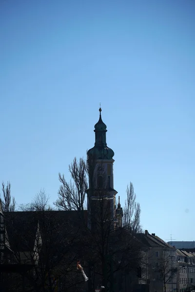 Регенсбурзі Старі Церкви Собору Святого Петра Фотографія Сонці Навесні — стокове фото