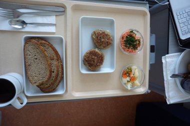 Lezzetli köfte kızarmış gevrek kahverengi ve sıcak servis