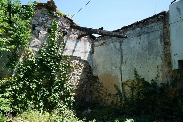 Lugares Abandonados Fotografados Com Grande Resolução Nitidez — Fotografia de Stock