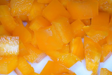 Biber makro ile Alman mutfağında fotoğraflandı