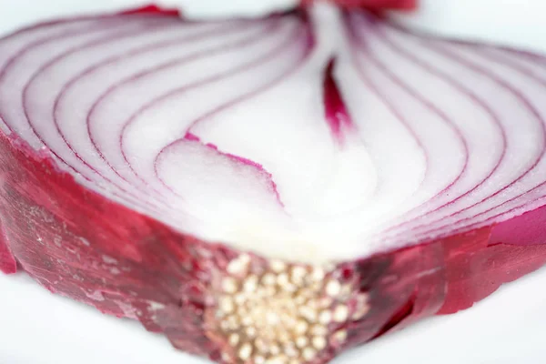Frische Rote Zwiebel Verfeinert Viele Gerichte Der Küche — Stockfoto