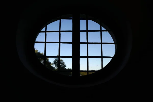 Вікна Сфотографовані Зсередини Завжди Служили Людям Які Корисно Приносити Світло — стокове фото