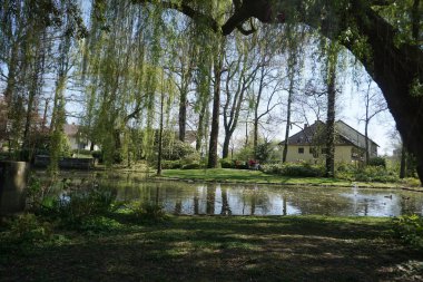 Almanya'da açık tüm eğlence için bakımlı park